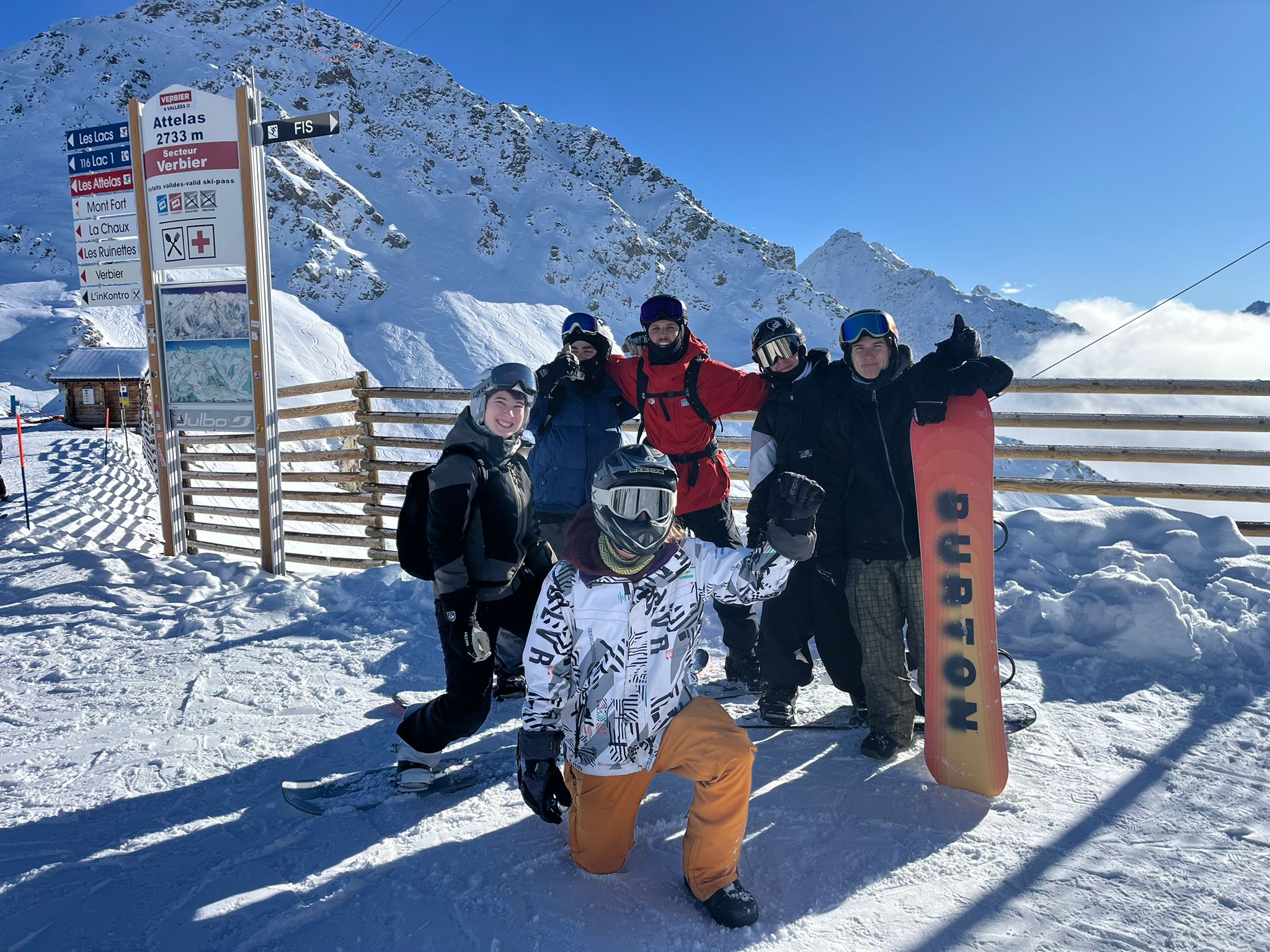 Snowboarding in Switzerland